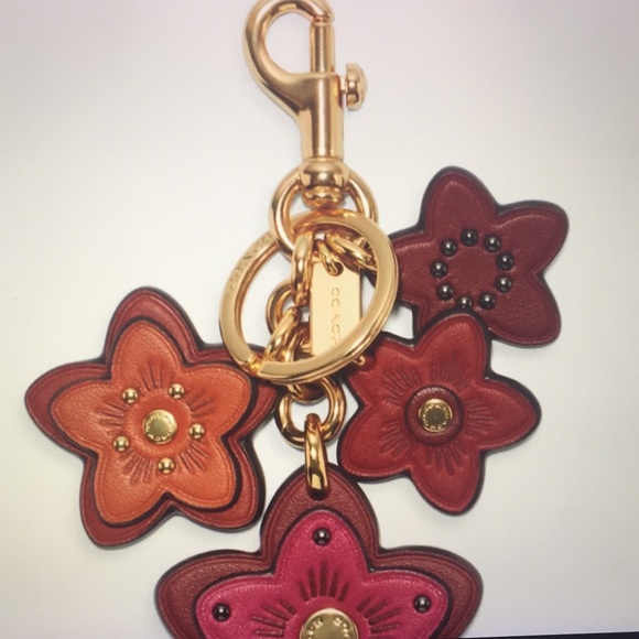 COACH - WILDFLOWER MIX BAG CHARM / KEYCHAIN (NWT) - Picture 11 of 13